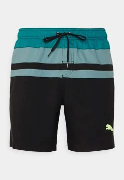 Puma Men Heritage - Swimming Shorts - Black/Teal -Fashion clothing db37ed5650a84ddea174aa7522c66569
