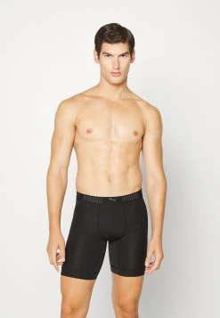 Puma Sport Long Boxer 2 Pack - Pants - Black -Fashion clothing dca15afab405490ba8b28e038359109b