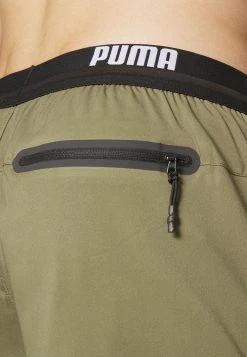 Puma Swim Men Logo Length Swim Shorts - Swimming Shorts - Moss Green -Fashion clothing df01be22ca0d45569bb6093e285ae791