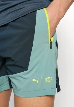 Puma First Mile - Sports Shorts - Dark Night/Adriatic -Fashion clothing df8be28e875a4e86afd2d33918528b28