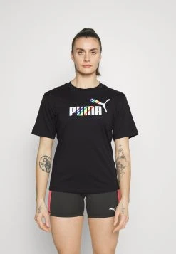 Puma Love Is Love Relaxed Tee - Print T-Shirt - Black