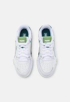 Puma Pro Glitch Jr Unisex - Trainers - White/Green -Fashion clothing e1cc0dc1c4494c54be269205cda452c9