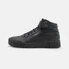 Puma Carina 2.0 Mid- High-Top Trainers - Black/Dark Shadow -Fashion clothing e2113bcc0ef649559910fc7e21492ba5