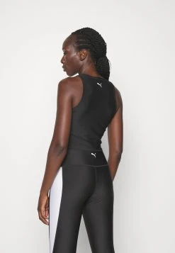 Puma Fit Eversculpt Tank - Top - Black/White -Fashion clothing e34fd6a83c6b41968a3df485a61e657d