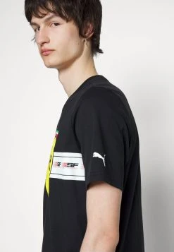 Puma Ferrari Race Heritage Big Shield Tee - Print T-Shirt - Black -Fashion clothing e3874816ea0f40a0bc71d3ed83c7db48