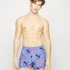 Puma Swim Men Print Cat Logo - Swimming Shorts - Elektro Combo