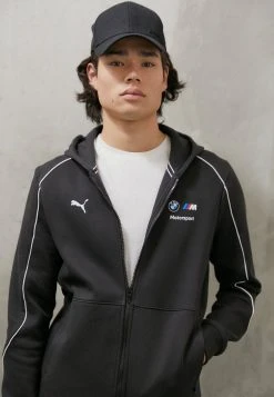 Puma Bmw - Zip-Up Sweatshirt - Black -Fashion clothing e3f597b4f4174358aba4c436ae1860c4