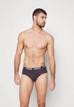 Puma Basic Brief 2 Pack - Briefs - Dark Grey Melange/Black 9 Puma Basic Brief 2 Pack - Briefs - Dark Grey Melange/Black -Fashion clothing e4bbb2bb66f449169de272afeaee67ee