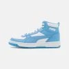 Puma Rebound Unisex - High-Top Trainers - White/Team Light Blue -Fashion clothing e5cd34905f634280907093ab7686988d