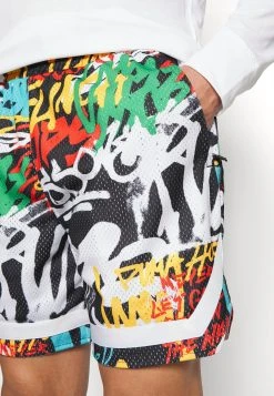 Puma Graffiti - Sports Shorts - Black/Multi -Fashion clothing e6996a9a4b314188a2fcc523bd5f6258