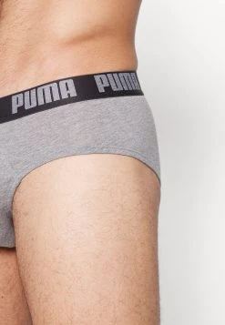 Puma Basic Brief 2 Pack - Briefs - Dark Grey Melange/Black 11 Puma Basic Brief 2 Pack - Briefs - Dark Grey Melange/Black -Fashion clothing e86cb288e6494b949fffaefd49b69a8a