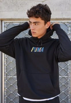 Puma Pinnacle Hoodie - Sweatshirt - Black -Fashion clothing e8751e20fc6f45dcaf4ab00f37c26832