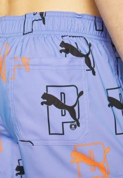 Puma Swim Men Print Cat Logo - Swimming Shorts - Elektro Combo -Fashion clothing e9f09c8579144b2fa106409ea1214fef