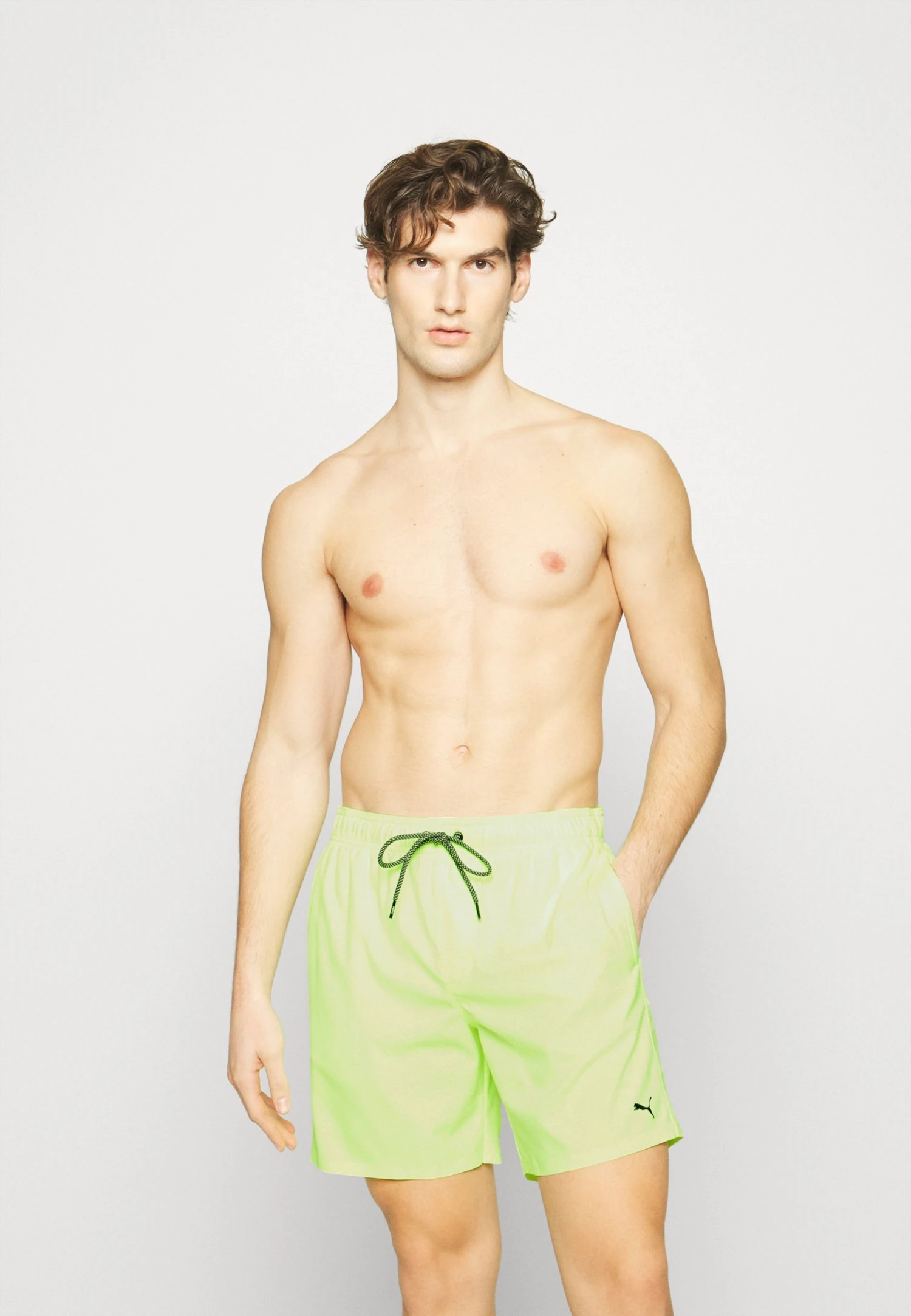 Puma Swim Men Medium Length - Swimming Shorts - Fast Yellow 3 Puma Swim Men Medium Length - Swimming Shorts - Fast Yellow