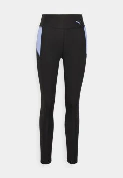Puma Train All Day - Leggings - Black/Elektro Purple -Fashion clothing ec4ff9be56644443821c2feeed9e6d3b