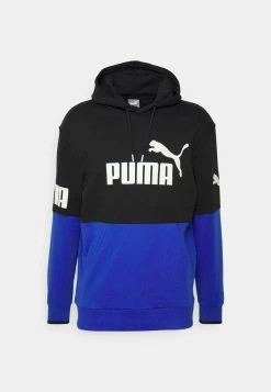 Puma Power Colorblock Hoodie - Sweatshirt - Royal Sapphire -Fashion clothing ec7c32017d704eda91d3b386764ba6f6