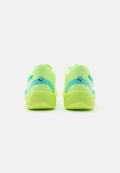 Puma Rise Nitro - Basketball Shoes - Fast Yellow/Electric Peppermint -Fashion clothing ed6f9a986c61412b9fe95ffda82ff0f4