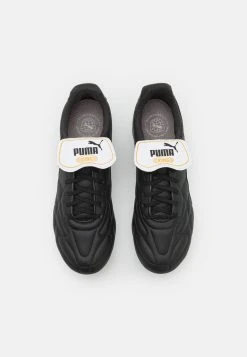 Puma King Top Fg/Ag - Moulded Stud Football Boots - Black/White/Gold -Fashion clothing edaec14c46794488b95cc0df924f981a