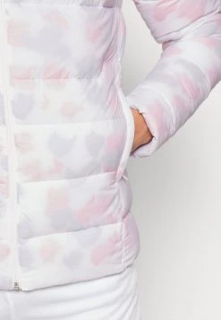 Puma Ac Milan Padded Jacket - Club Wear - White/Tango Red -Fashion clothing ef753c38691442fcb17c02ed4f65d3e8