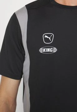 Puma King Pro - Sports T-Shirt - Black/Concrete Gray -Fashion clothing f12cd1e6c16e4c84a47e99a0d642b884