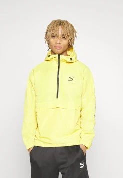 Puma Staple Anorak Jacket - Windbreaker - Sun Ray Yellow -Fashion clothing f17ae6afd631498cba10549e61b8d6d8