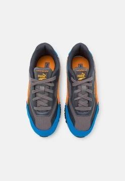 Puma Blacktop Rider Ps Unisex - Trainers - Cool Dark Gray/Pumpkin Pie/Racing Blue -Fashion clothing f2b2b62462a74d838c95b59a148f23ab