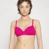 Puma Women Soft Padded Bra - T-Shirt Bra - Neon Pink -Fashion clothing f3f97584c6ff482ea2b41aeac4bdd4ac