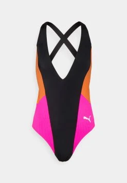 Puma Swim Women Plunge Swimsuit - Swimsuit - Black Combo 12 Puma Swim Women Plunge Swimsuit - Swimsuit - Black Combo -Fashion clothing f434fa70ed144b9392847368fd708087