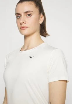 Puma Studio Yogini Lite Tee - Sports T-Shirt - Frosted Ivory -Fashion clothing f496b4c703a34c2d9d74d95da38272ee