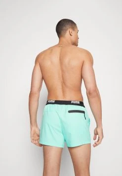 Puma Swim Men Logo Length Swim Shorts - Swimming Shorts - Electric Mint -Fashion clothing f4d4612271564d4e9085fac1d2e1417c