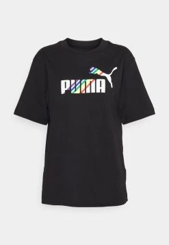 Puma Love Is Love Relaxed Tee - Print T-Shirt - Black -Fashion clothing f4d5606f2ab345d2bcacb249d8046932