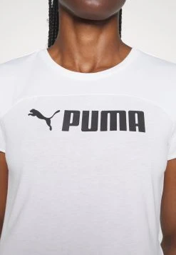 Puma Logo Ultrabreathe Tee - Sports T-Shirt - White -Fashion clothing f4f39cd0e8ec4111be01c3721a9d2482