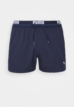 Puma Swim Men Logo Length Swim Shorts - Swimming Shorts - Navy -Fashion clothing f77c2d43699a4232a251bb4da3999083