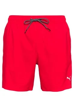 Puma Swim Men Medium Length - Swimming Shorts - Red -Fashion clothing f81eacec2da9440187316e0bbd20a4e1