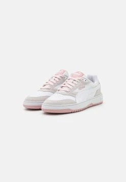 Puma Doublecourt - Trainers - White/Future Pink -Fashion clothing f8719845f5b04eccaa6356af5bf0b00d