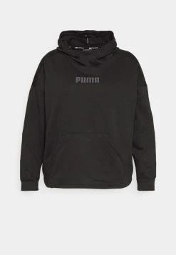Puma Train Logo Hoodie Plus - Hoodie - Black -Fashion clothing f87b3026076c44b197805c7d9f94f32c