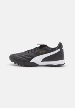 Puma King Top Tt - Astro Turf Trainers - Black/White/Gold