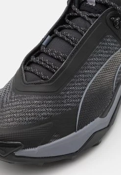 Puma Explore Nitro - Trail Running Shoes - Black/Gray Tile -Fashion clothing fb34aba997974da6bd1c3a503659d72a