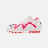 Puma Future Ultimate Mg - Moulded Stud Football Boots - White/Black/Fire Orchid -Fashion clothing fb871b0121c443608dc58700062eb9c3