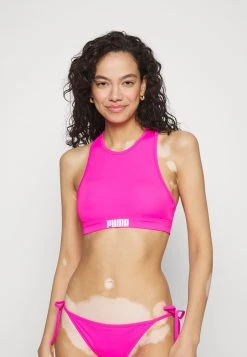 Puma Racerback Swim Top - Bikini Top - Neon Pink