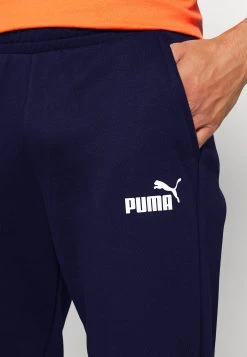 Puma Logo Pants - Tracksuit Bottoms - Dark Blue -Fashion clothing fe3f13a6b76641eebd299a2d54c9e1ce